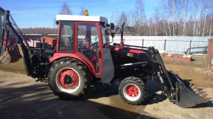 Качество китайского минитрактора МАСТЕР ЯРД 244,обзор сцепления