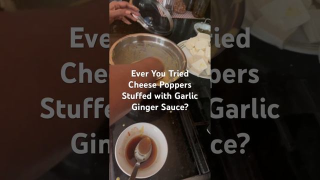 Party Time #cheese #poppers #ginger #garlic #sauce