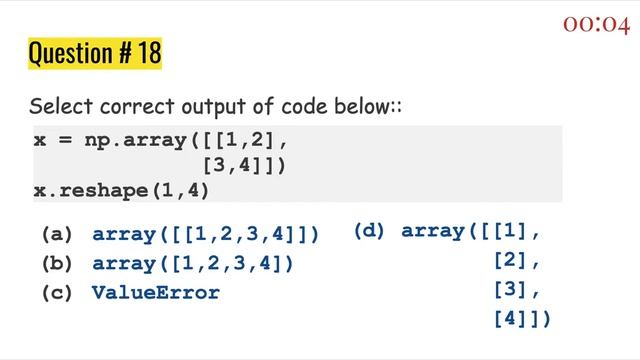 Python quiz - 3: Arrays смотреть онлайн