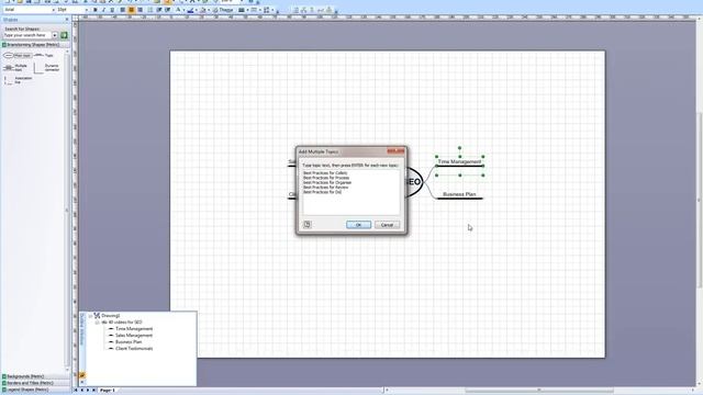 How to use Microsoft MS Visio for Project planning and Brain storming / Mind Mapping смотреть онлайн