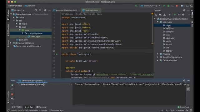 Run a Test with IntelliJ смотреть онлайн