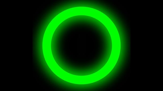 Green Ring Circle Screen Light Effect [1 Hour] смотреть онлайн