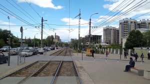 Волгоградский трамвай. Маршрут 2/ Volgograd tram, route 2.