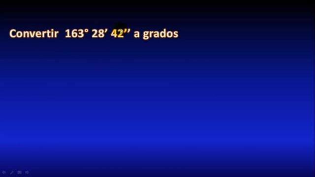 03. Cómo convertir grados, minutos y segundos a grados MUY FACIL смотреть онлайн