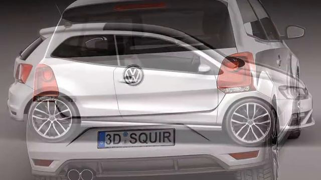 3D Model Volkswagen Polo GTi 3door 2015 at 3DExport.com смотреть онлайн