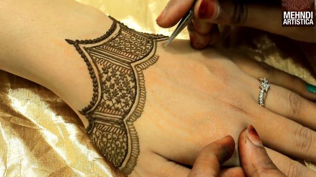 Traditional Art Mehndi Designs For Hands|Easy Simple Beautiful Lotus Mehendi Design|MehndiArtistica смотреть онлайн
