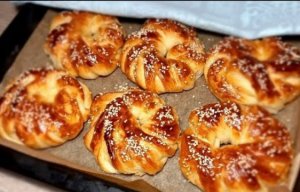 Турецкая Ачма / Самый простой рецепт знаменитых турецких булочек