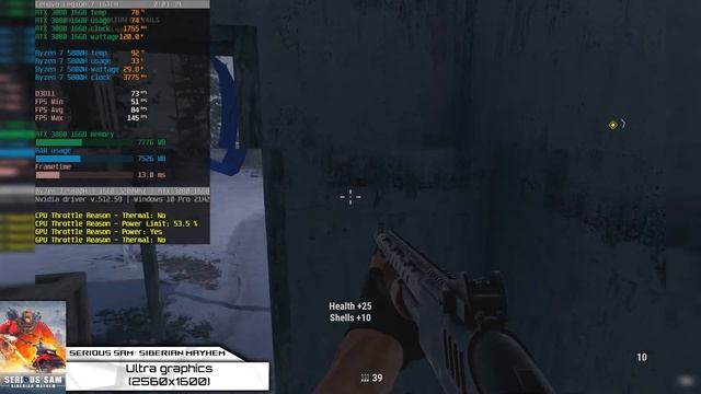 Lenovo Legion 7 - Serious Sam: Siberian Mayhem Gameplay Test (Ryzen 7 5800H, RTX 3080) смотреть онлайн