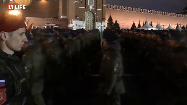 First Night Rehearsal For 9 May 2017 Russian Army Parade смотреть онлайн