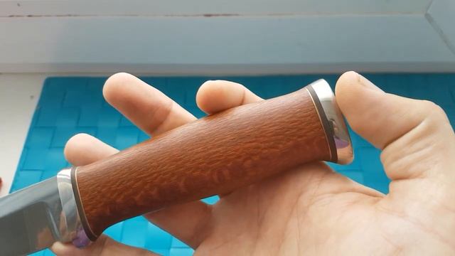 Авторский НОЖ Рукоять ЛАЙСВУД клинок Рельсовая сталь смотреть онлайн