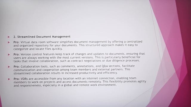 Pros and Cons of Virtual Data Room Software смотреть онлайн