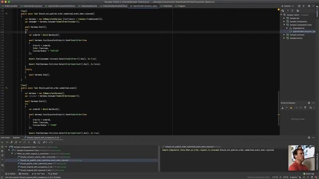MassTransit Unit Testing смотреть онлайн
