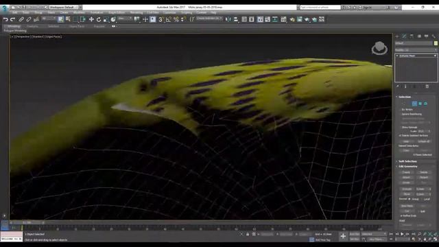 3D-модель Джерси для мотоспорта смотреть онлайн