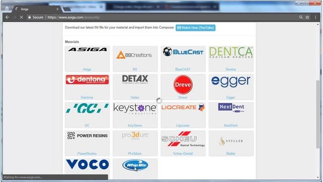 Asiga Material Library смотреть онлайн