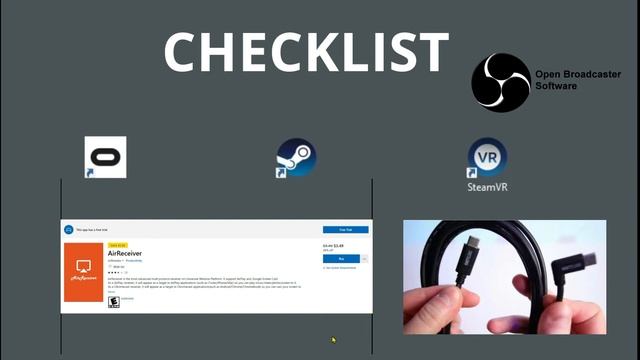 HOW TO RECORD STEAM VR GAMES ON THE QUEST WITH AUDIO VIA THE AIR RECEIVER APP TO OBS STUDIO GUIDE смотреть онлайн