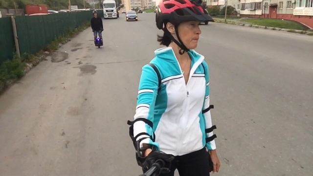 Моё новое моноколесо. GotWay MSuper X/1600 Wh. Прогулка по городу. смотреть онлайн