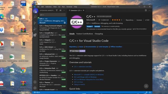 Instalación de MinGW 64 en visual code смотреть онлайн