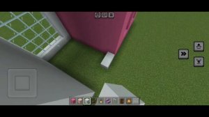 Как построить розовый дом в майнкрафте.