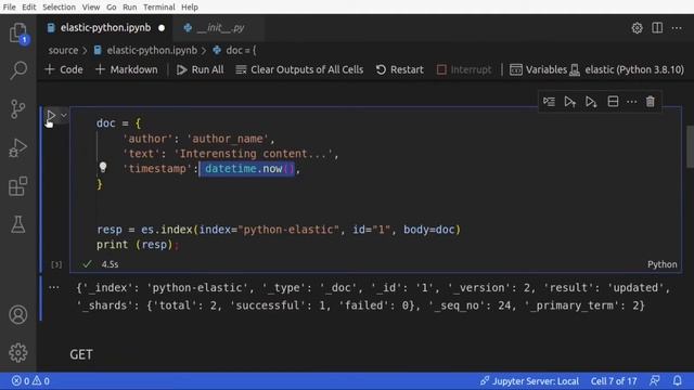 CRUD Operations | Python & Elastic search | Advanced Elasticsearch | Part 142 | Hindi смотреть онлайн