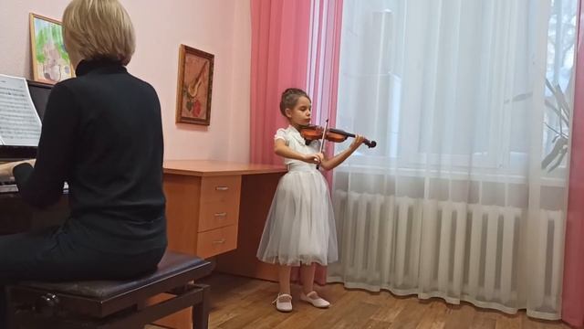 Р. Шуман - Марш. Исполняет Тарасенко Виктория (скрипка). смотреть онлайн