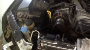 Установка радиатора KIA Sorento