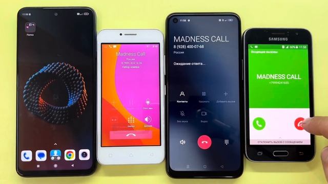 Xiaomi Redmi Note 9S, Lenovo A2016a40, OPPO A55, Samsung Galaxy J1 (2016)/ Crazy Incoming Calls смотреть онлайн