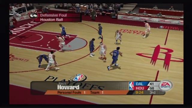 NBA Live 2005 (PS2) | Mavericks vs Rockets | Western Quarterfinal Game 3 смотреть онлайн