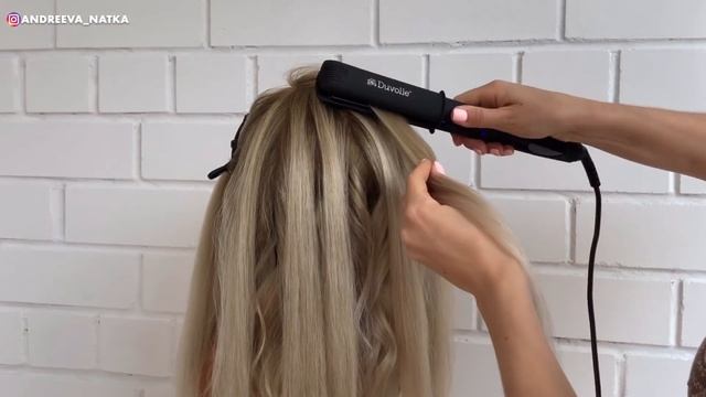 Wedding hairstyle | Прическа Мальвинка смотреть онлайн