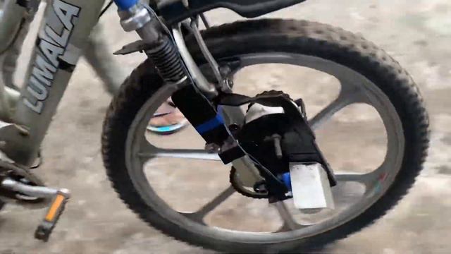 Convert E bike from small toy car motor 🚴 #nature_love #solo_travelling #inovation #convertion 50$ смотреть онлайн