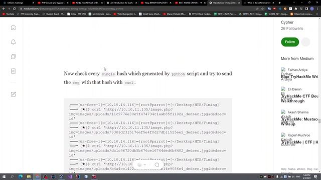 Hack The Box - Timing - LFI - Git credential disclosure - symlink diff (Part 1):v смотреть онлайн