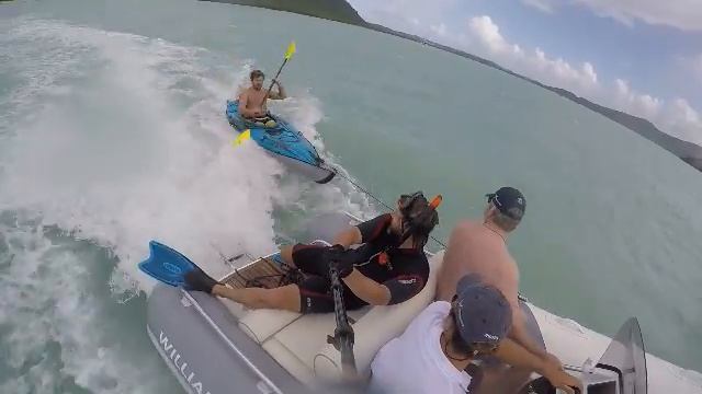 Карибы. Чуть не утопили друга на байдарке. смотреть онлайн