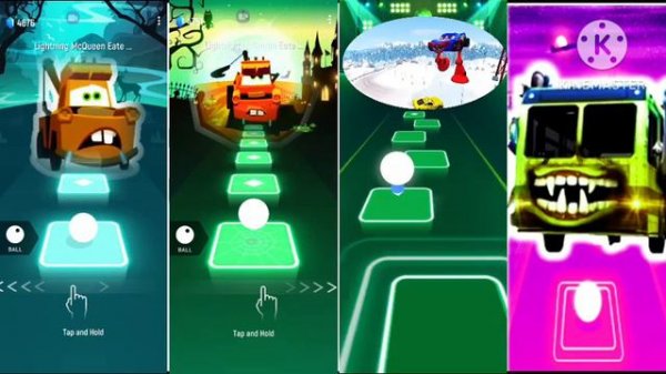 McQueen Eater Orange 🆚️ McQueen Eater Yellow  🆚️ McQueen Eater Red 🆚️ McQueen Eater Sky Blue