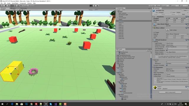 Создание змейки в Unity. Анимации смотреть онлайн