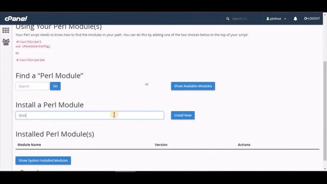 Comment installer des modules Perl dans cPanel смотреть онлайн