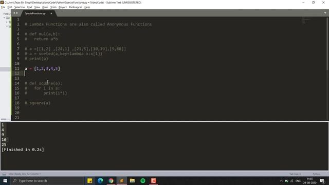 Lambda, Map and Filter Functions | Python Programming смотреть онлайн