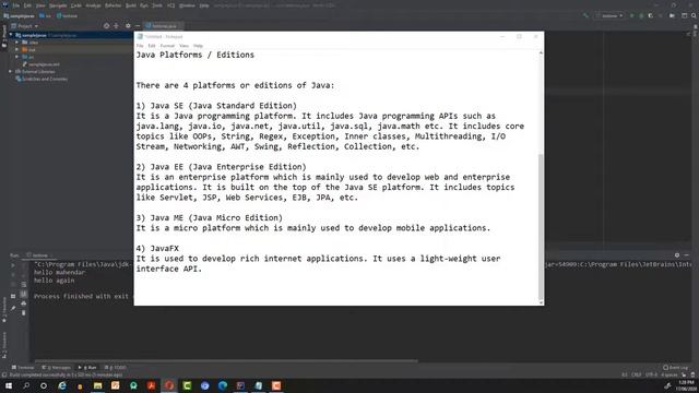 #3 Java Introduction What Is Java || History Of Java (Hindi) смотреть онлайн