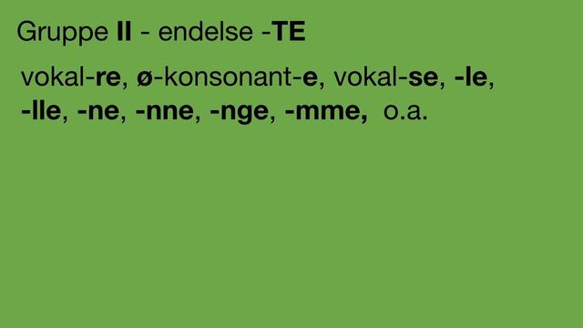 Norwegian verbs - regular past tense. Four groups. Norwegian for beginners смотреть онлайн