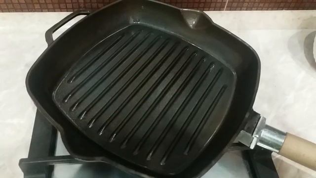 Чугунная сковорода - гриль, подготовка к использованию. Обжиг чугунной сковороды. смотреть онлайн