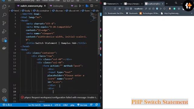 PHP Select & Loop Statements смотреть онлайн