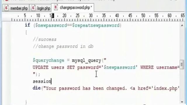 User Password Change Tutorial in PHP - Part 3 [Hindi] смотреть онлайн
