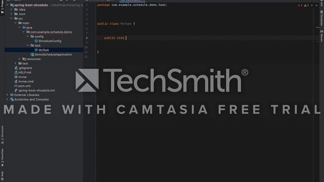 Spring boot - scheduling смотреть онлайн