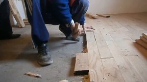 Укладка дубового штучного паркета!!!!