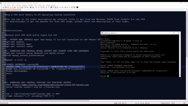 Traccar GPS tracking system Installation on Ubuntu 20.04 - traccar with MySQL смотреть онлайн