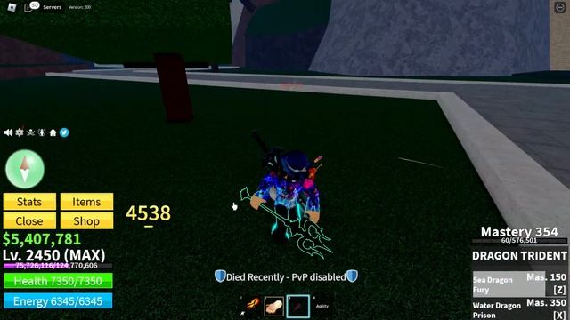 Драконий трезубец (Dragon Trident)..►{Blox Fruits} /РОБЛОКС.Roblox. смотреть онлайн