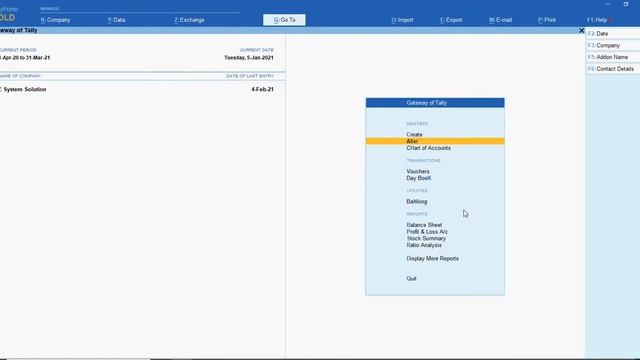 Tally Add On : System Date as Voucher Date in Tally Prime Software смотреть онлайн