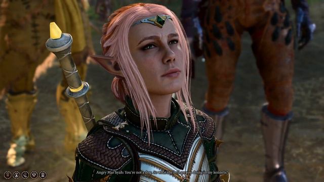 Baldur's Gate 3: Keep saying "Woof!" to Angry Mar'hyah 🤣 смотреть онлайн