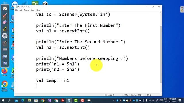 Lecture 5 : Swapping using Scanner Class смотреть онлайн