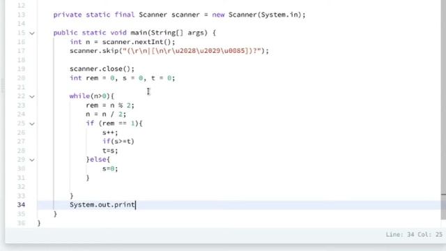 HackerRank Day 10: Binary Numbers | Java Solution смотреть онлайн