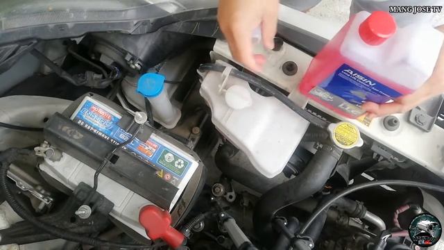 How to refill red engine coolant | Toyota Wigo M/T 1st Gen | DIY Car Maintenance | Money saving tip смотреть онлайн