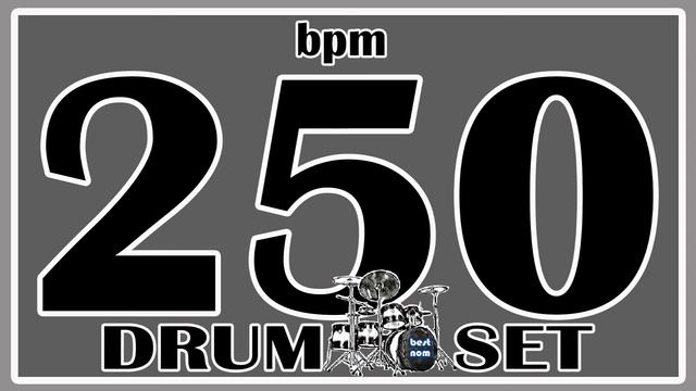 250 bpm ROCK DRUM SET смотреть онлайн